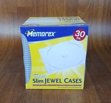 NEW Original and Unopened Memorex Slim Jewel Cases (30 Pack) Sealed picture