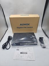 Aumox 18-Port Ethernet Gigabit PoE Switch (SG518P) 250W - OPENED BOX picture