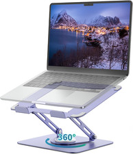 Livilord ALASHI Laptop Stand for Desk with 360° Rotating Base, Multi-Angle Adjus picture