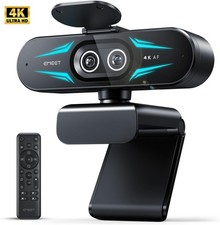 EMEET C60E 4K Webcam Dual-Camera 11X Zoom PDAF RGB Lighting 2 Mics Remote picture
