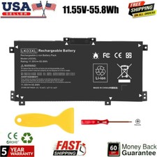 Lot LK03XL Battery For HP ENVY X360 17t-AE 17-AE 17-CE 15-BP 15t-BP 15-BQ 55.8Wh picture