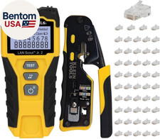 80072 RJ45 Cable Tester Kit with LAN Scout Jr. 2, Coax Crimper / Stripper / Cutt picture