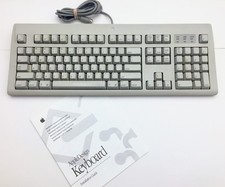 Apple AppleDesign Keyboard M2980 ADB Wired Mac Macintosh Platinum Gray VTG NOS picture