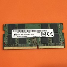 Micron 16GB DDR4 SO-DIMM PC4-2666V 260-Pin Non-ECC RAM MTA16ATF2G64HZ picture