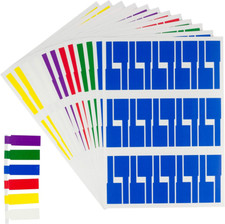 10pcs A4 Self Adhesif Wire Labels Waterproof Tear Resistant Cord Tags Laser New picture