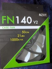 NZXT FN140 V2 140mm  Silent Case Fan | 1000 RPM | 50 CFM | 21 dBA | Rubber Pads picture