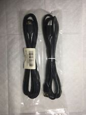 NEW 2 USB IN-OUT (male-female) 6 ft. EACH. picture