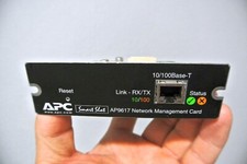 APC AP9617 10/100 SmartSlot UPS BATTERY BACKUP NETWORK MANAGEMENT CARD picture