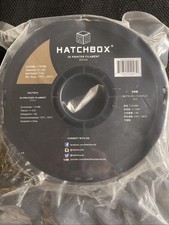 HATCHBOX Wood PLA 3D Printer Filament 1.75mm 1kg Spool Wood-Infused Brown NEW  picture