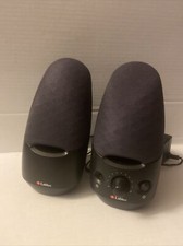 Labtec Spin 75 Multipurpose Stereo Speaker System PC Computer Sleek Compact picture