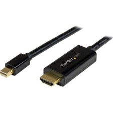 StarTech MDP2HDMM3MB 3M Mini DisplayPort to HDMI Cable Black 4K picture