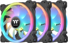 [3-Pack] RGB LED Computer Case Fan PC Cooling Fan 120mm Addressable RGB MB Sync picture