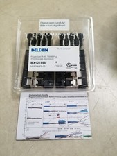 Lot of 10 - Belden Ruggedized RJ45 T568B Plug IP20 Shielded AWG22-24 picture
