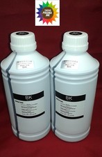 2 Lt 2000ml Refill Dye Black Ink compatible for HP Canon Dell Brother Epson  picture