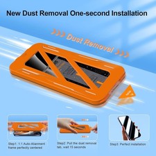 QHOHQ [1 Second Auto-Install] 2 Pack Screen Protector for iPhone 17 Pro 6.3 Inc picture