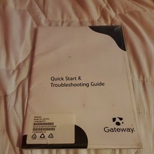 Gateway Quick Start & Troubleshooting Guide Model No. KAYFO [MU20100293] New  picture