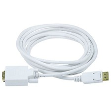 3 6 10 15FT DisplayPort Male to VGA Male Adapter Monitor Cable 28AWG Gold Plated picture