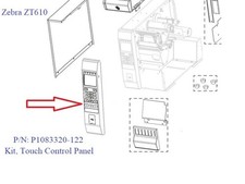 *NEW* - Zebra - P/N: P1083320-122 - ZT610 or ZT610R - Touch Control Panel picture