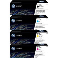 HP 312A Toner Cartridge Set (Black, Cyan, Magenta, Yellow) LaserJet Pro MFP M476 picture