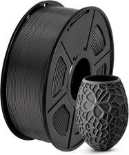 Premium Neatly Wound Black PLA 3D Printer Filament (1.75mm, 1kg Spool) picture