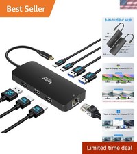 Advanced USB C Docking Station for Windows - Triple 4K Displays, Rapid Charging picture