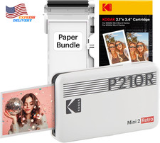 Mini 2 Retro 4PASS Portable Photo Printer 2.1X3.4 Inches 38 Sheets Bundle NEW US picture