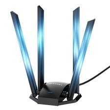 NEWFAST AC1300 Mbps USB 3.0 WiFi Adapter NF-U329 4 Antennas for Windows 10/11 PC picture