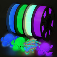 3D Printer Filament Bundle Glow in The Dark PLA Multicolor 1.75mm 250g Pack picture