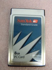 NEW SanDisk Standard Grade 8GByte FlashDisk Type II ATA PCMCIA Card picture