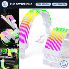 RGB 12V HPWR Extension Cables 24Pin & 16Pin GPU Male/Female - High-Performance P picture