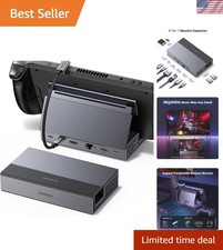 Steam Deck Dock 9-in-1 USB C Docking Station Foldable Stand, 4K@60Hz HDMI, Gi... picture