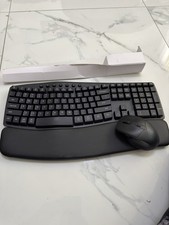 Keyboard Wireless and Mouse Combo MK399 Ergonomic Design 2.4G Full Size Wave picture