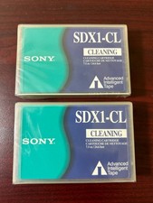 New/Sealed Lot of 2 SONY SDX1-CL - AIT Cleaning Tape Cartridge. picture