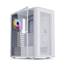 Vetroo AL800 Mid Tower ATX Gaming PC Case ARGB Tempered Glass Mesh picture