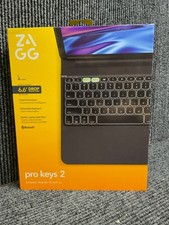 Zagg Pro Keys 2 Folio Case for iPad Air 13-inch With Trackpad  (M3/M2) - Black picture