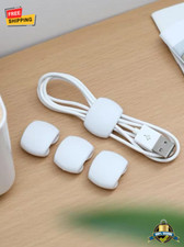 5 Pcs Solid Cable Tie Clips – Wire Organizer Holders For Home & Office picture
