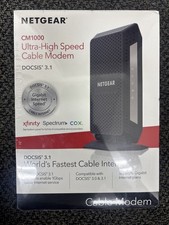 New Netgear CM1000 Ultra-High Spee Cabel Modem, New, Sealed,  picture