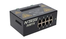 RED LION N-TRON 508TX-A INDUSTRIAL 8-PORT 10/100 ETHERNET SWITCH 10-30V 0.5AMP picture