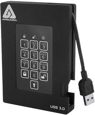 Apricorn 2TB Aegis Padlock Fortress FIPS 140-2 Level 2 Validated 256-Bit Encrypt picture