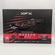 XFX AMD Radeon RX 570 8 GB GDDR5 Graphics Card RX570P8DBDR OPEN BOX picture