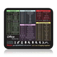 Office Shortcut Mouse Pad 11.8″×9.8″ – Excel / Word / PPT Hotkeys Desk Mat picture