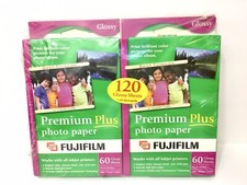FujiFilm Premium Plus Photo Paper 120 Glossy Sheets 65 LB 4X6 Inches InkJet picture