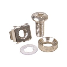 Sound Town M6 Rack Screws and Cage Nuts, 100 Sets, for Rack Cases, Server Mou... picture