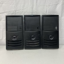 3x - IN WIN Z589T.CH350TB3 Black Front Tower Cover Perfect For Repairs picture