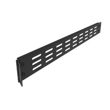 1U Hinged Blank Panel - Slot Vented Server Rack Panel picture