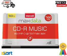 Maxell CD-R Music Spindle, Audio Only, Blank Media, 50-Pack(625156 picture