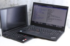 2 Lenovo laptops *AS IS for parts, No Ram, SSD Read* ThinkPad E15, ThinkPad T580 picture
