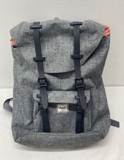 Herschel Little America Backpack Mid-Volume 17L Gray Solid Black Straps picture