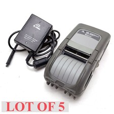 Zebra QL220 Plus Bluetooth Thermal Printer Wireless Mobile w/AC & Battery Lot 5 picture