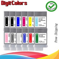 A Set of 12 PFI-105 Ink Tank Cartridge Fit For Canon IPF6300s IPF6300 IPF6350 picture